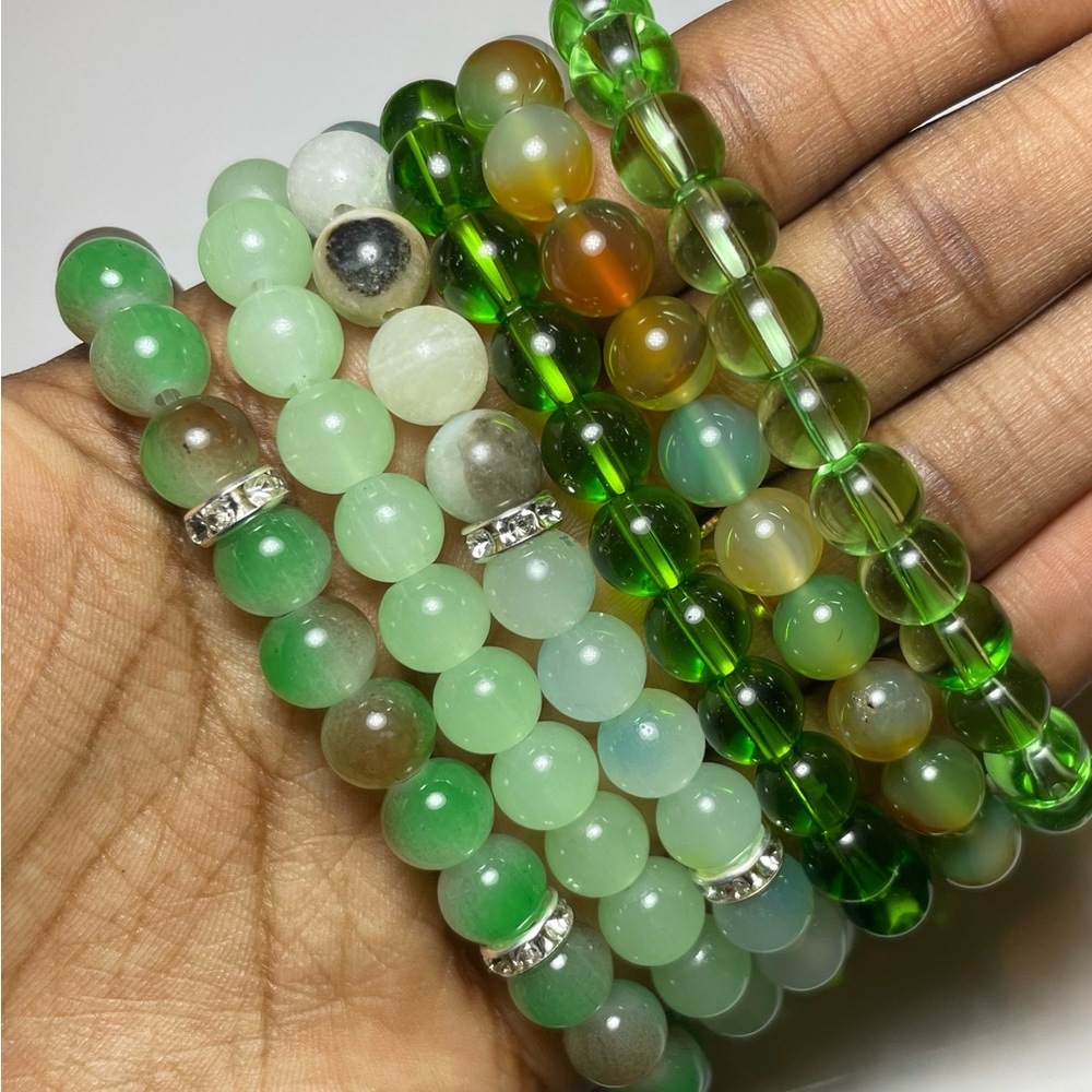 Green Beaded Bundle